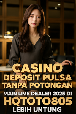 Casino Deposit Pulsa Tanpa Potongan Main Live Dealer 2025 di HQTOTO805 Lebih Untung